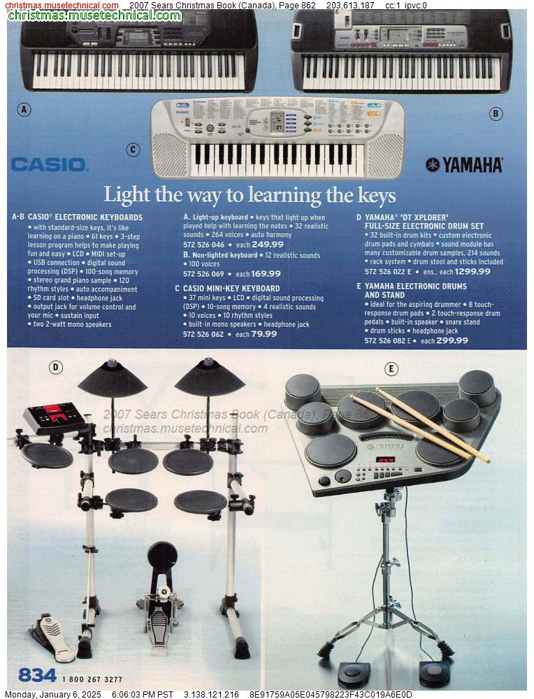 2007 Sears Christmas Book (Canada), Page 862