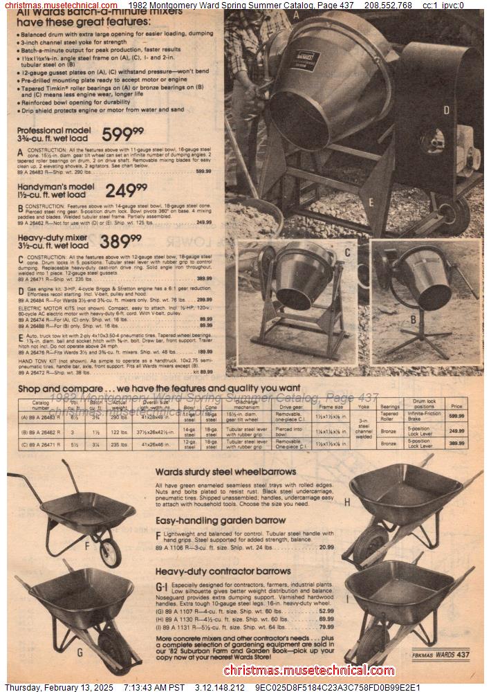 1982 Montgomery Ward Spring Summer Catalog, Page 437