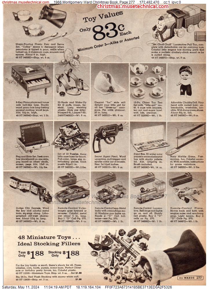 1966 Montgomery Ward Christmas Book, Page 277