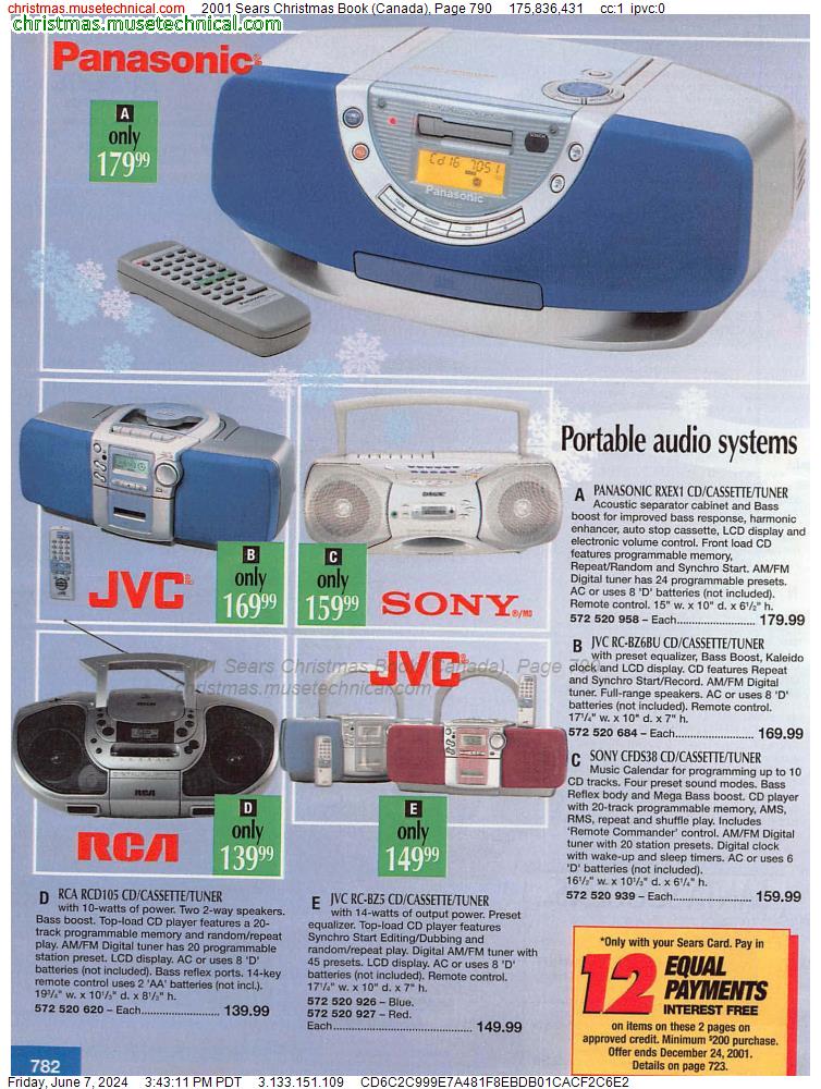 2001 Sears Christmas Book (Canada), Page 790