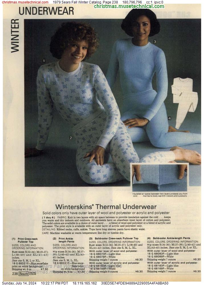1979 Sears Fall Winter Catalog, Page 238