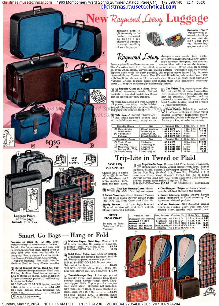 1963 Montgomery Ward Spring Summer Catalog, Page 614