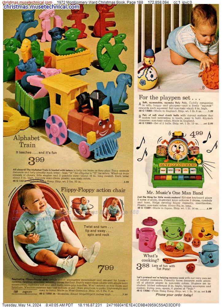 1972 Montgomery Ward Christmas Book, Page 188