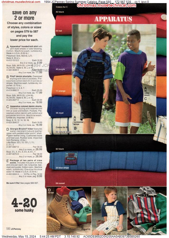 1994 JCPenney Spring Summer Catalog, Page 580