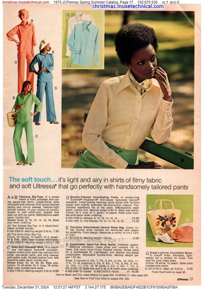 1975 JCPenney Spring Summer Catalog, Page 17