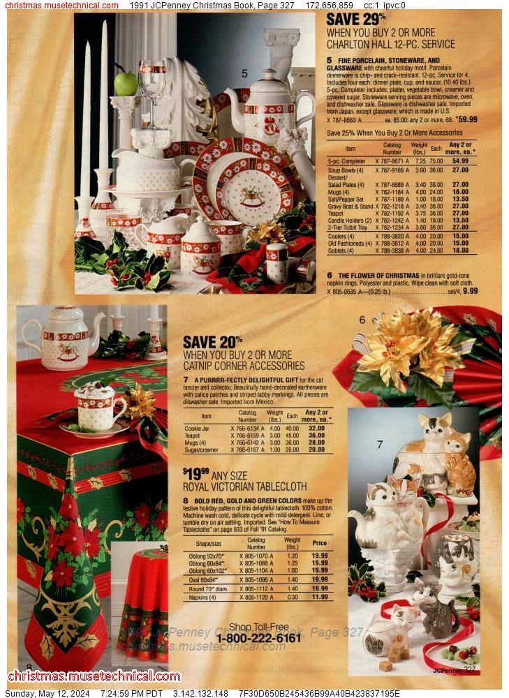 1991 JCPenney Christmas Book, Page 327