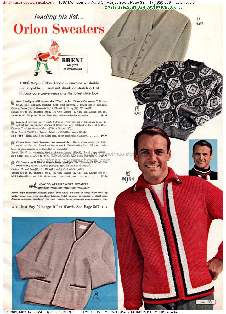 1963 Montgomery Ward Christmas Book, Page 33