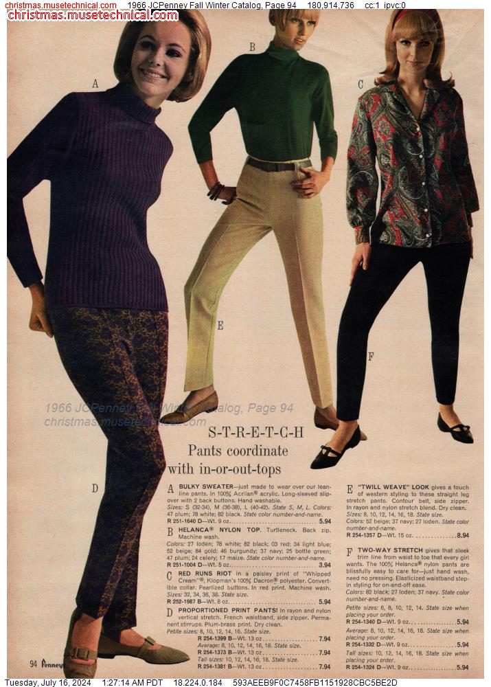 1966 JCPenney Fall Winter Catalog, Page 94