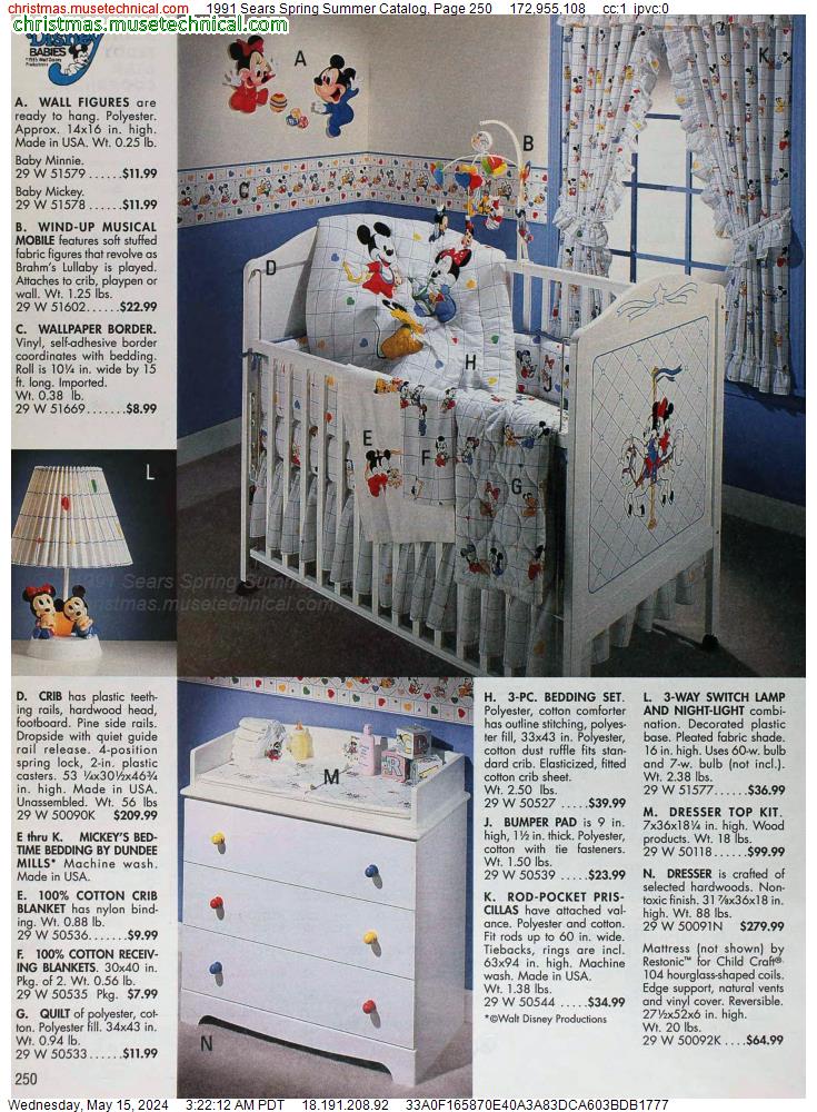 1991 Sears Spring Summer Catalog, Page 250