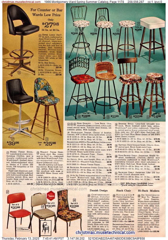 1966 Montgomery Ward Spring Summer Catalog, Page 1178