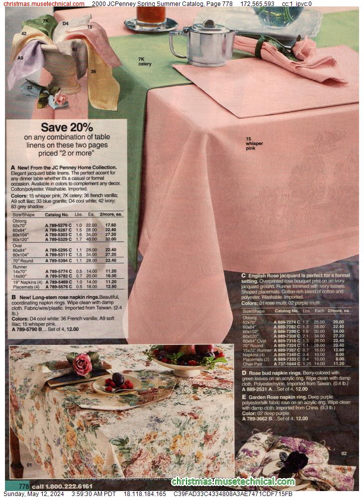 2000 JCPenney Spring Summer Catalog, Page 778