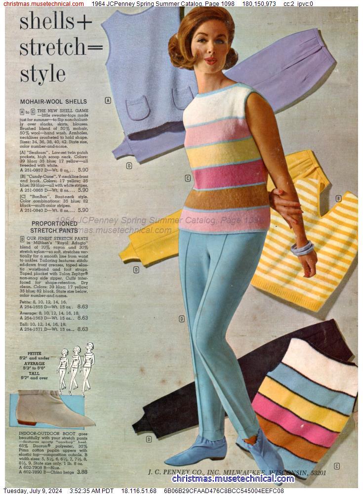 1964 JCPenney Spring Summer Catalog, Page 1098