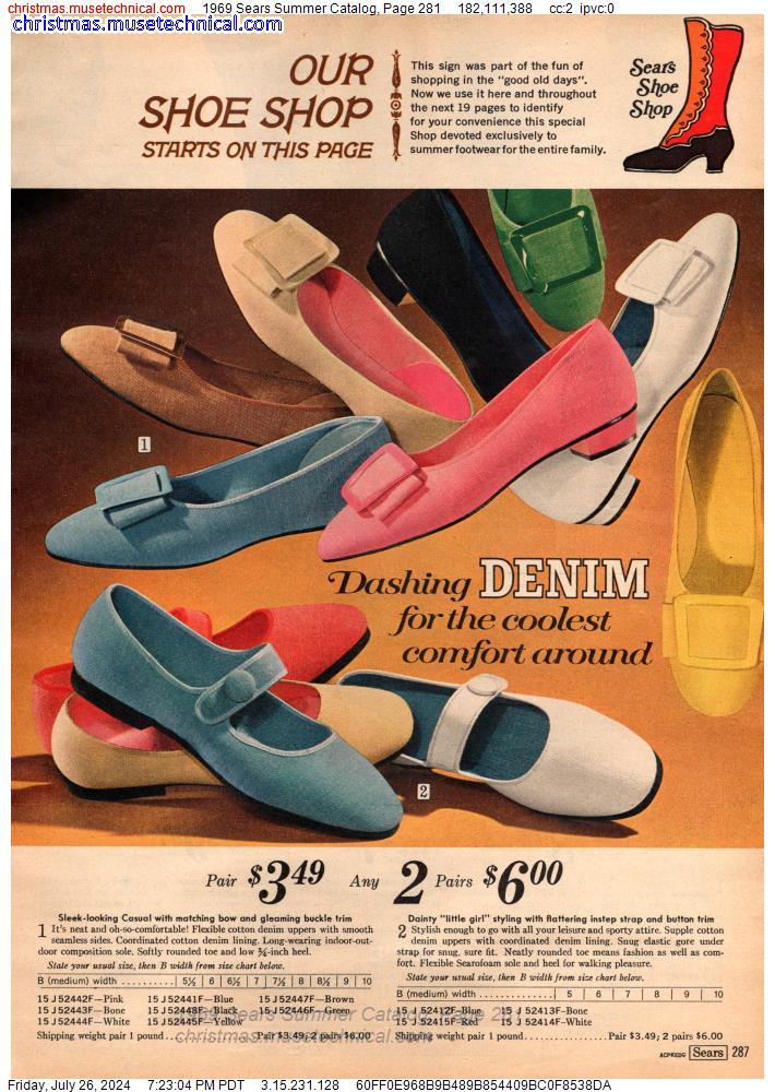 1969 Sears Summer Catalog, Page 281