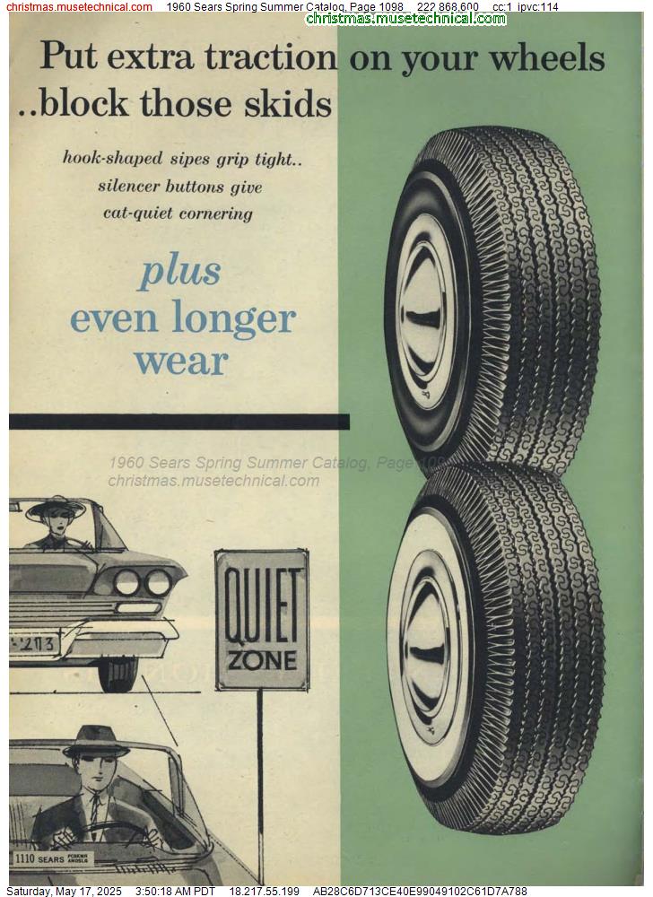 1960 Sears Spring Summer Catalog, Page 1098