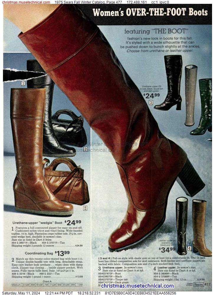 1975 Sears Fall Winter Catalog, Page 477