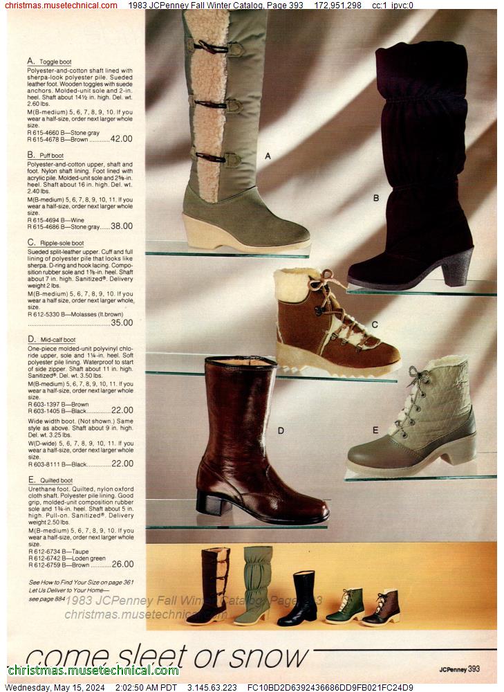 1983 JCPenney Fall Winter Catalog, Page 393