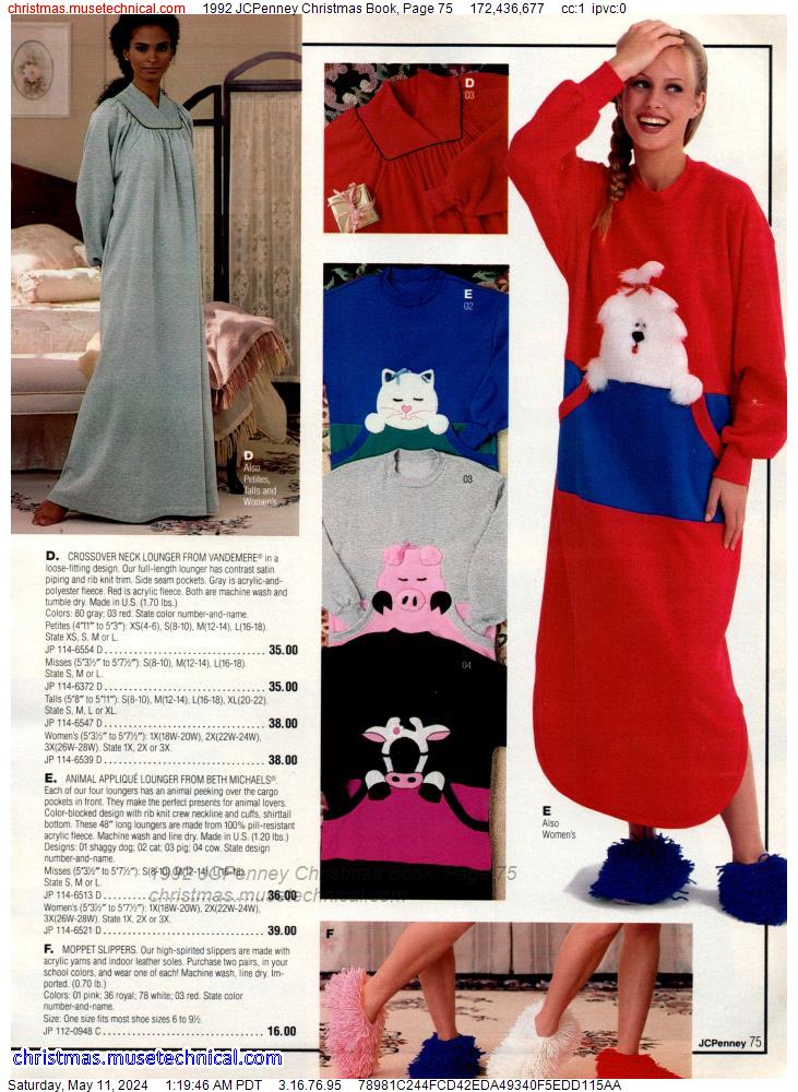 1992 JCPenney Christmas Book, Page 75