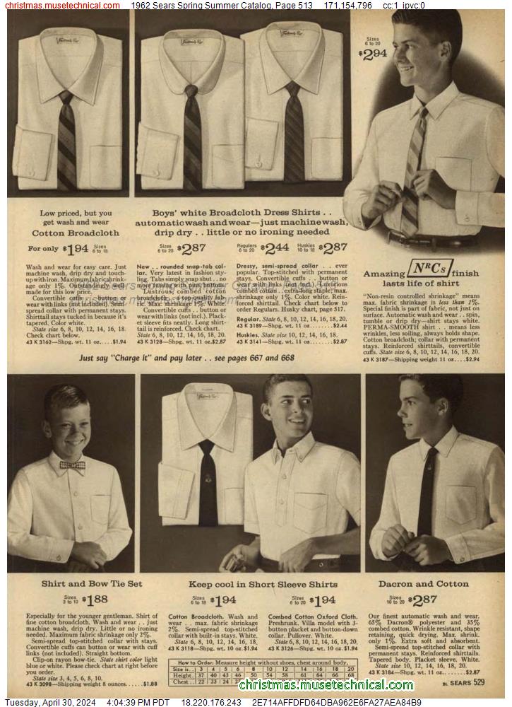1962 Sears Spring Summer Catalog, Page 513