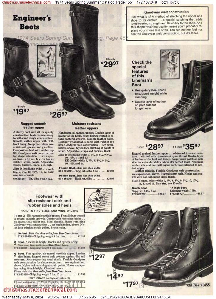 1974 Sears Spring Summer Catalog, Page 455