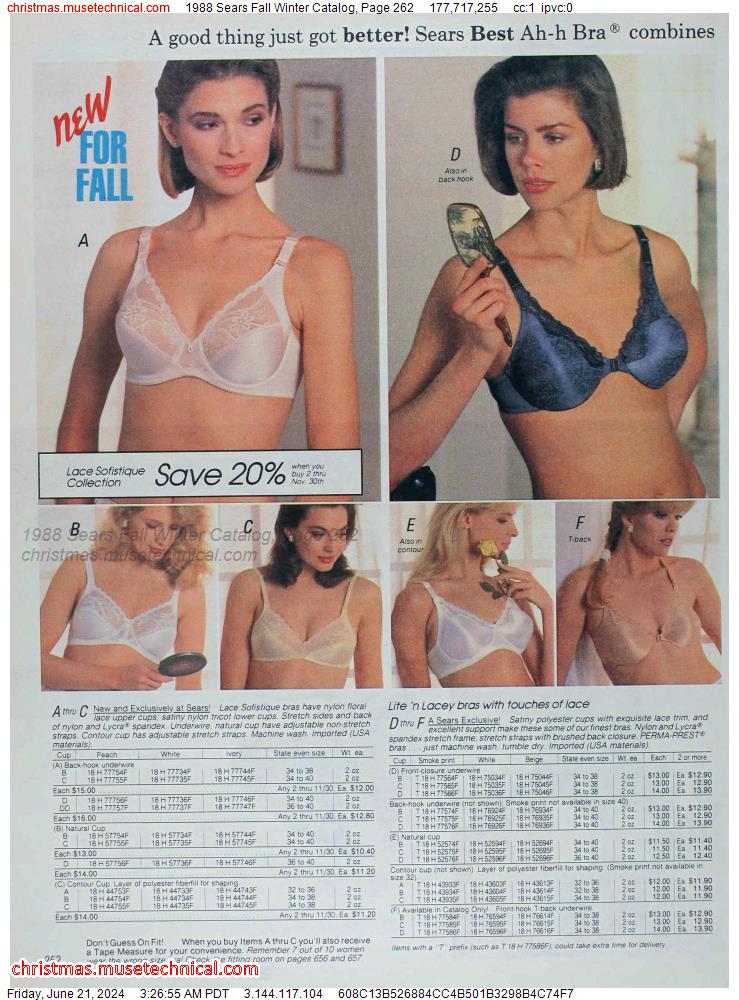 1988 Sears Fall Winter Catalog, Page 262