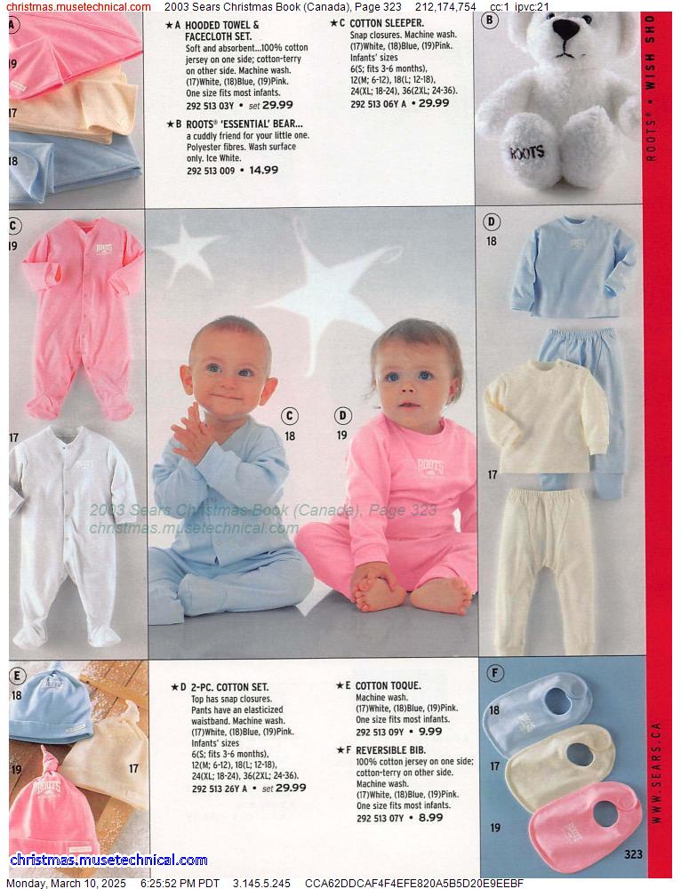 2003 Sears Christmas Book (Canada), Page 323