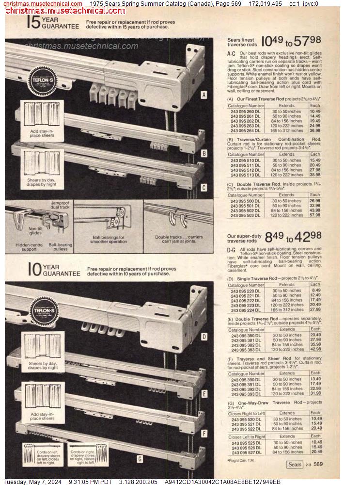 1975 Sears Spring Summer Catalog (Canada), Page 569