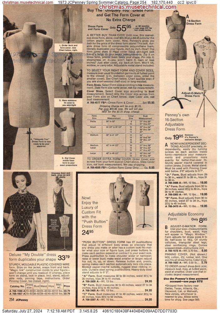 1973 JCPenney Spring Summer Catalog, Page 254