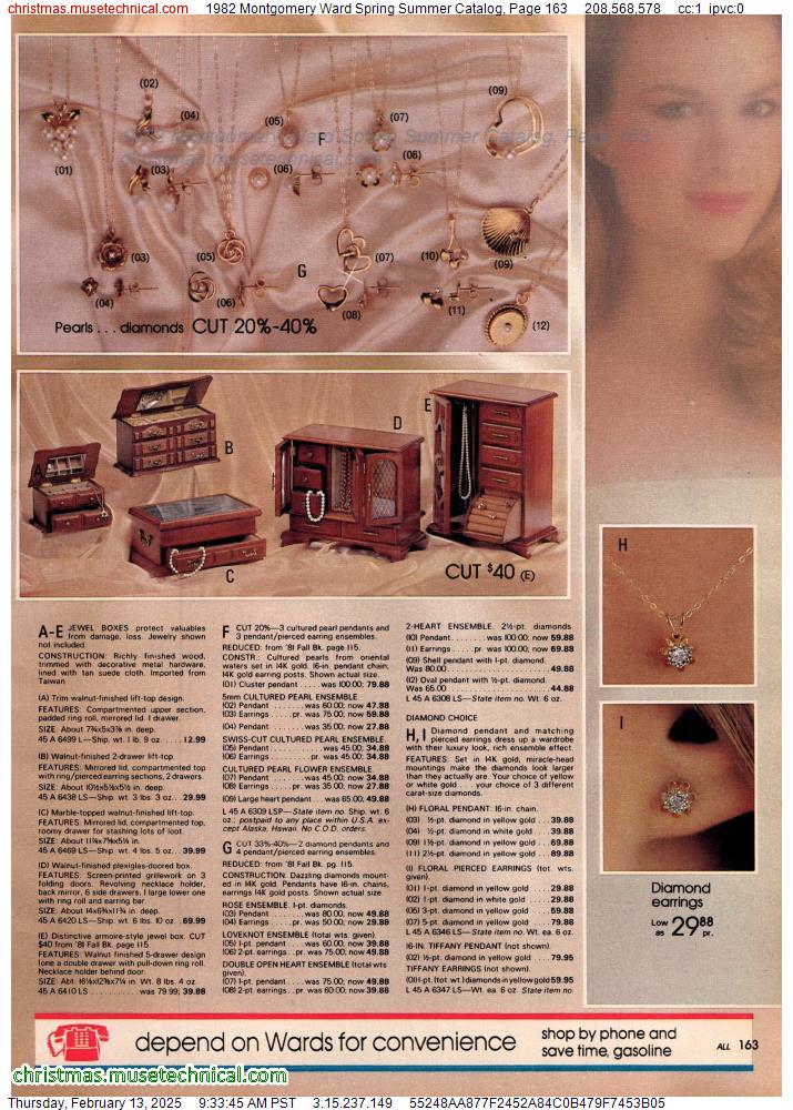 1982 Montgomery Ward Spring Summer Catalog, Page 163