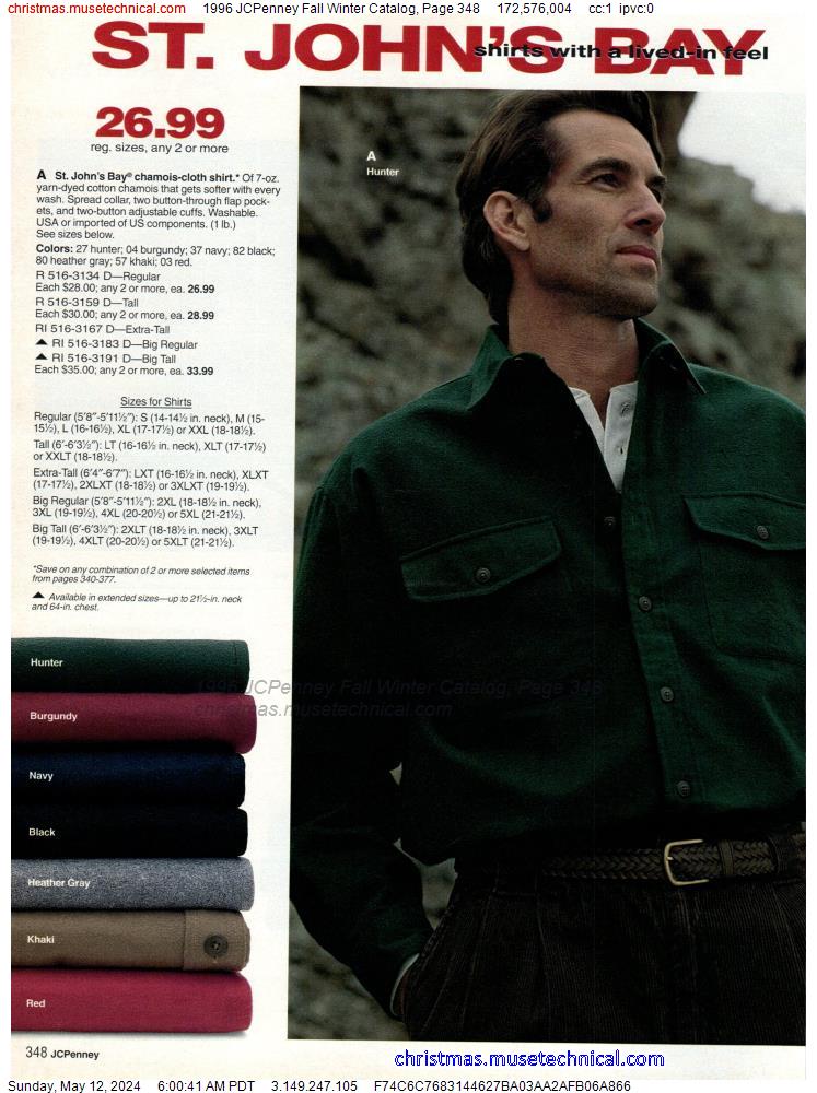 1996 JCPenney Fall Winter Catalog, Page 348