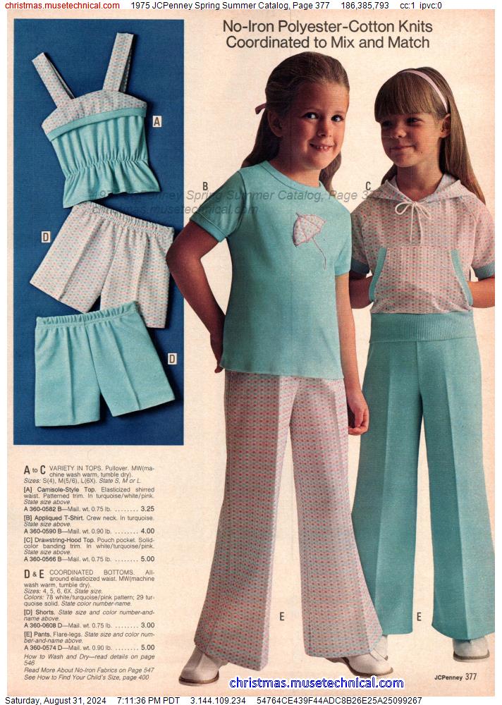 1975 JCPenney Spring Summer Catalog, Page 377