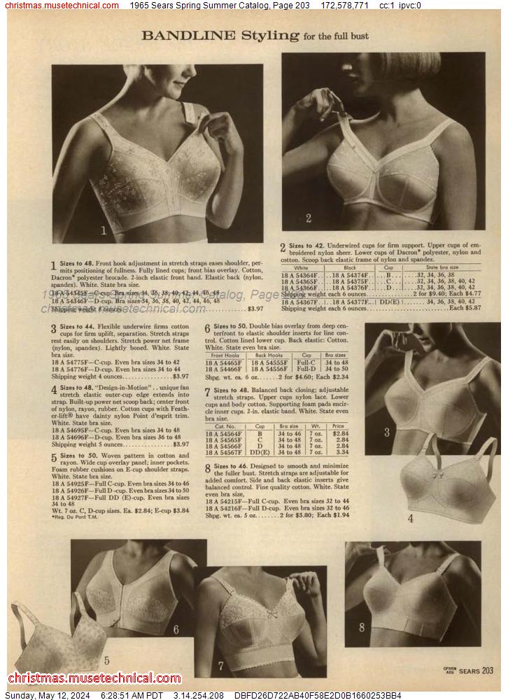 1965 Sears Spring Summer Catalog, Page 203
