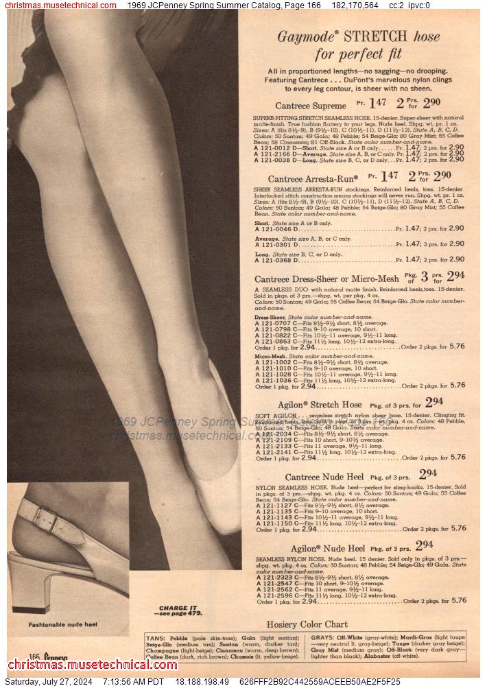 1969 JCPenney Spring Summer Catalog, Page 166