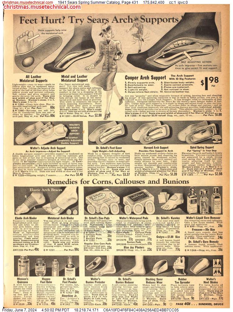1941 Sears Spring Summer Catalog, Page 431