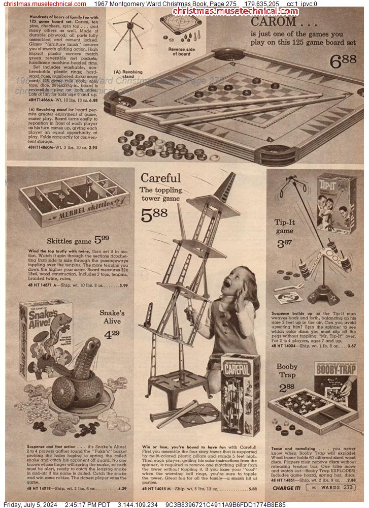 1967 Montgomery Ward Christmas Book, Page 275