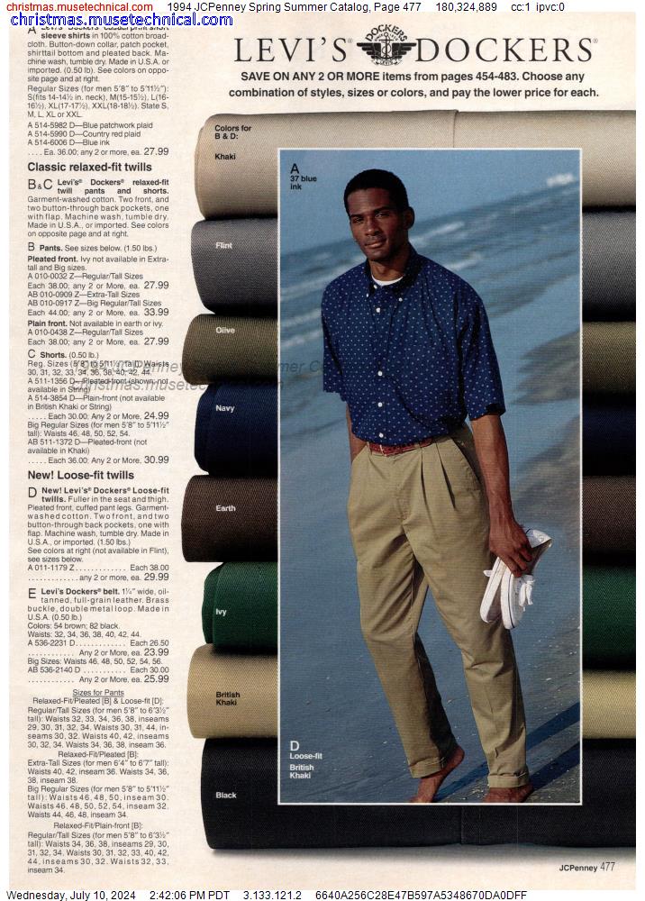 1994 JCPenney Spring Summer Catalog, Page 477