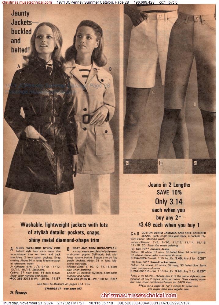 1971 JCPenney Summer Catalog, Page 28