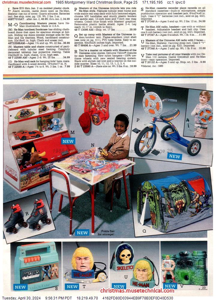 1985 Montgomery Ward Christmas Book, Page 25