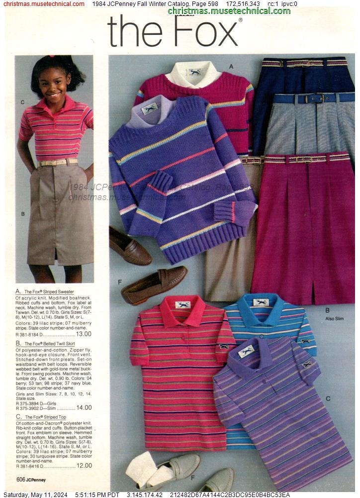 1984 JCPenney Fall Winter Catalog, Page 598