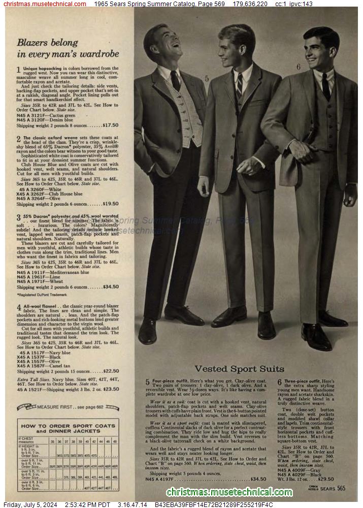 1965 Sears Spring Summer Catalog, Page 569