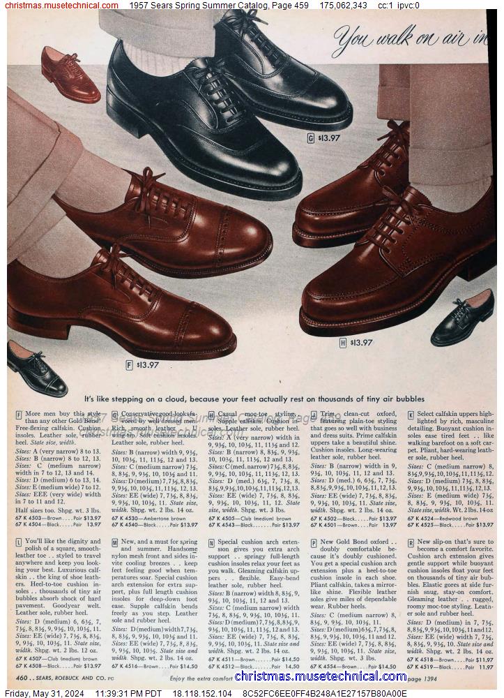 1957 Sears Spring Summer Catalog, Page 459