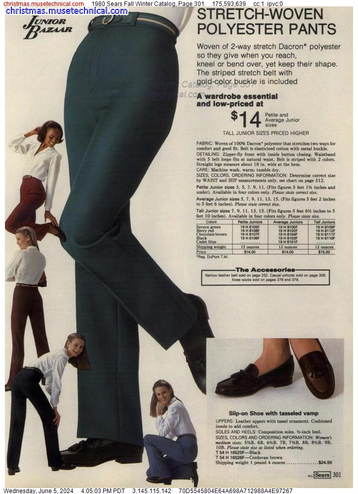 1980 Sears Fall Winter Catalog, Page 301