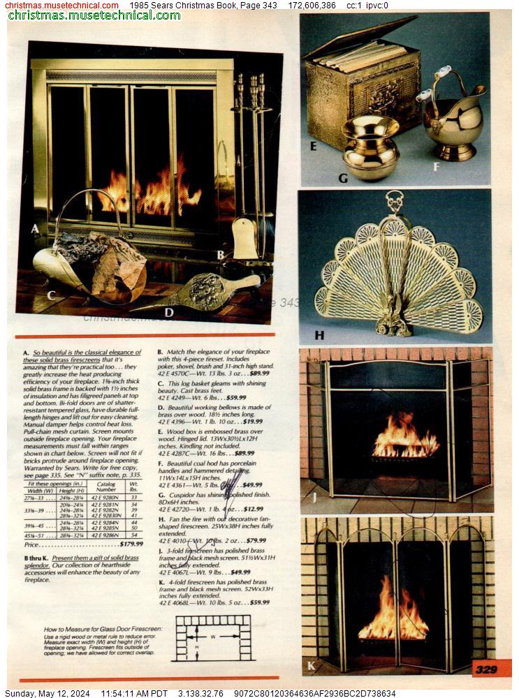 1985 Sears Christmas Book, Page 343