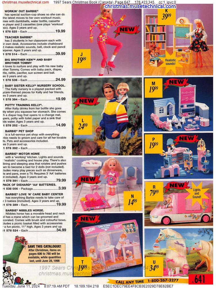 1997 Sears Christmas Book (Canada), Page 647