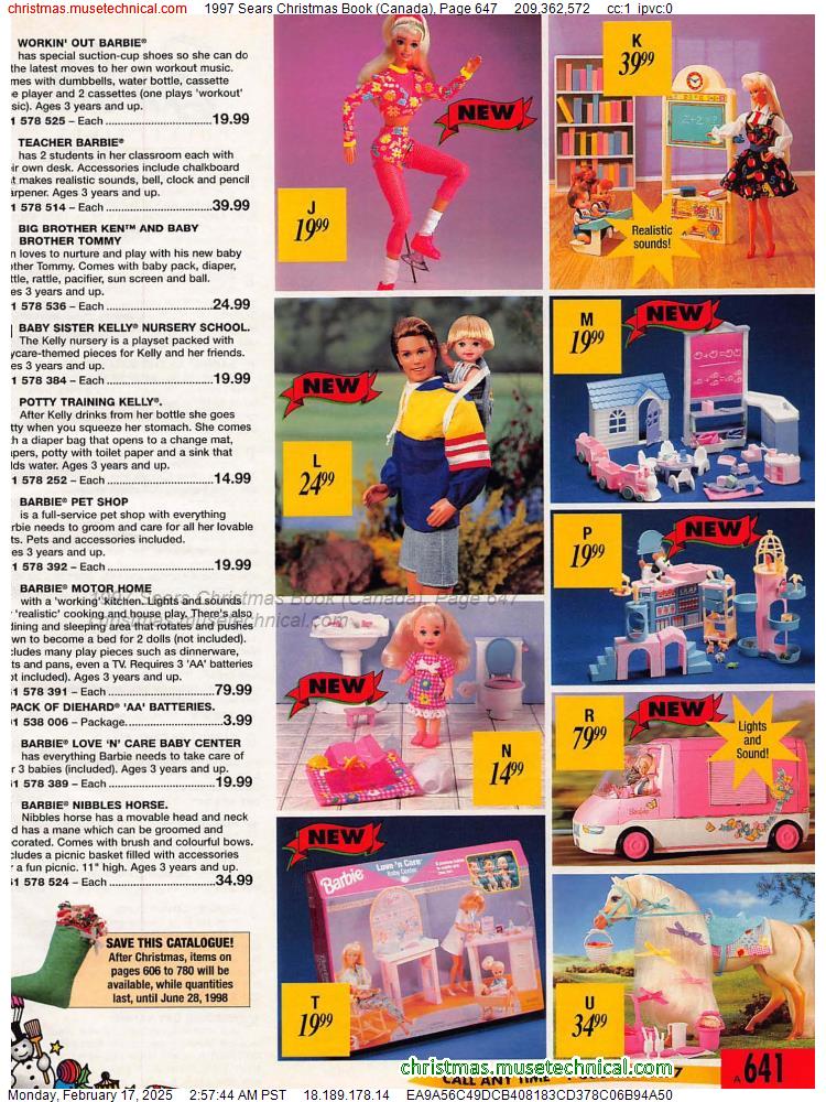 1997 Sears Christmas Book (Canada), Page 647