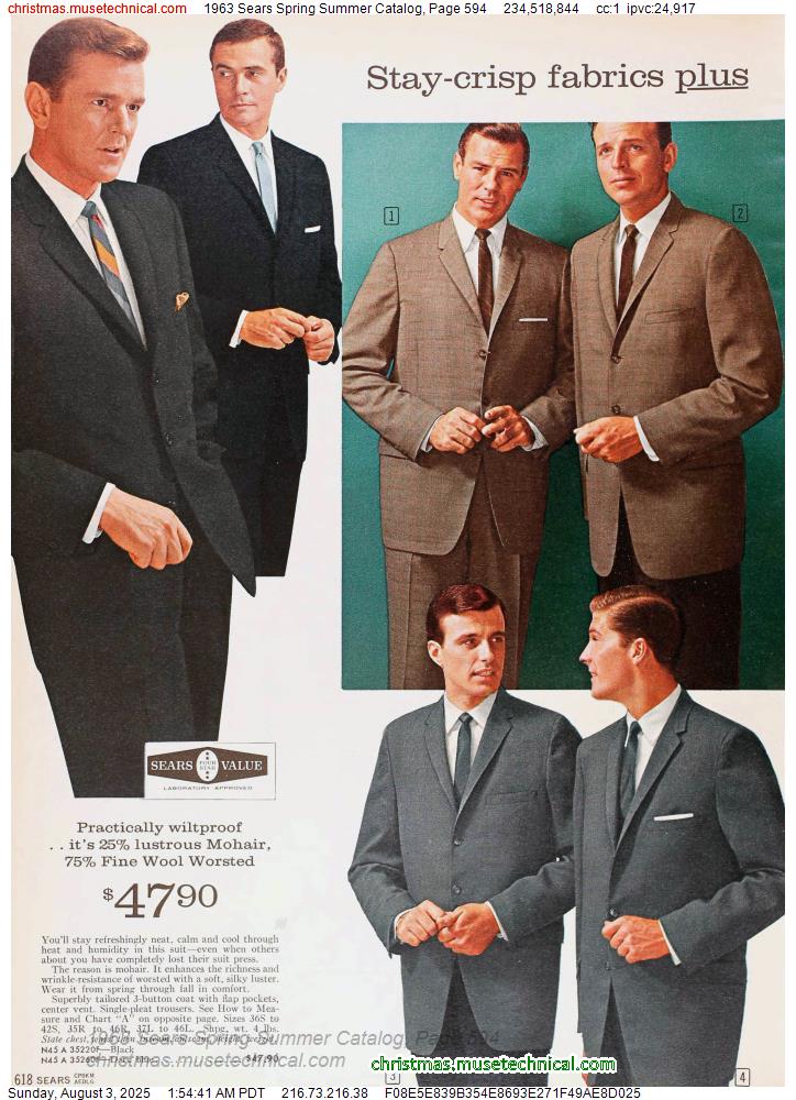 1963 Sears Spring Summer Catalog, Page 594