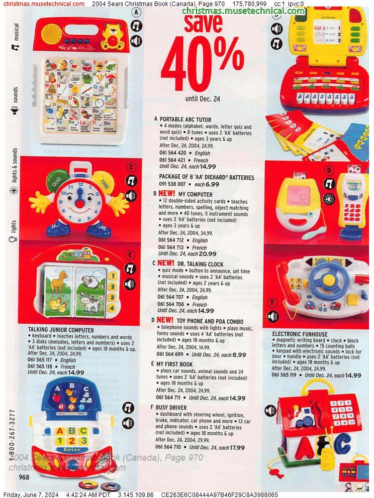 2004 Sears Christmas Book (Canada), Page 970
