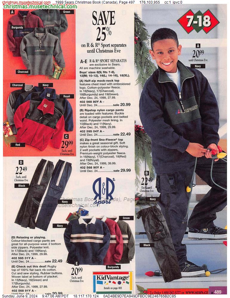1999 Sears Christmas Book (Canada), Page 497