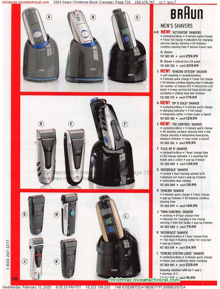 2004 Sears Christmas Book (Canada), Page 730