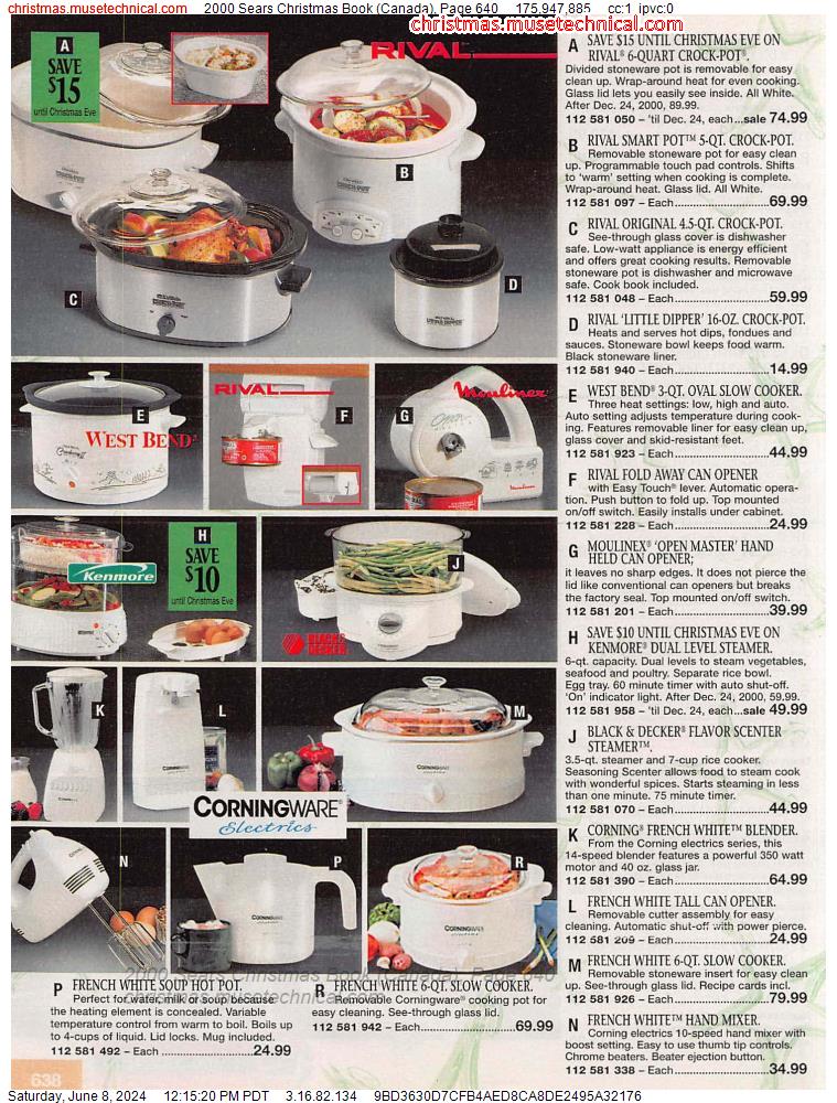 2000 Sears Christmas Book (Canada), Page 640