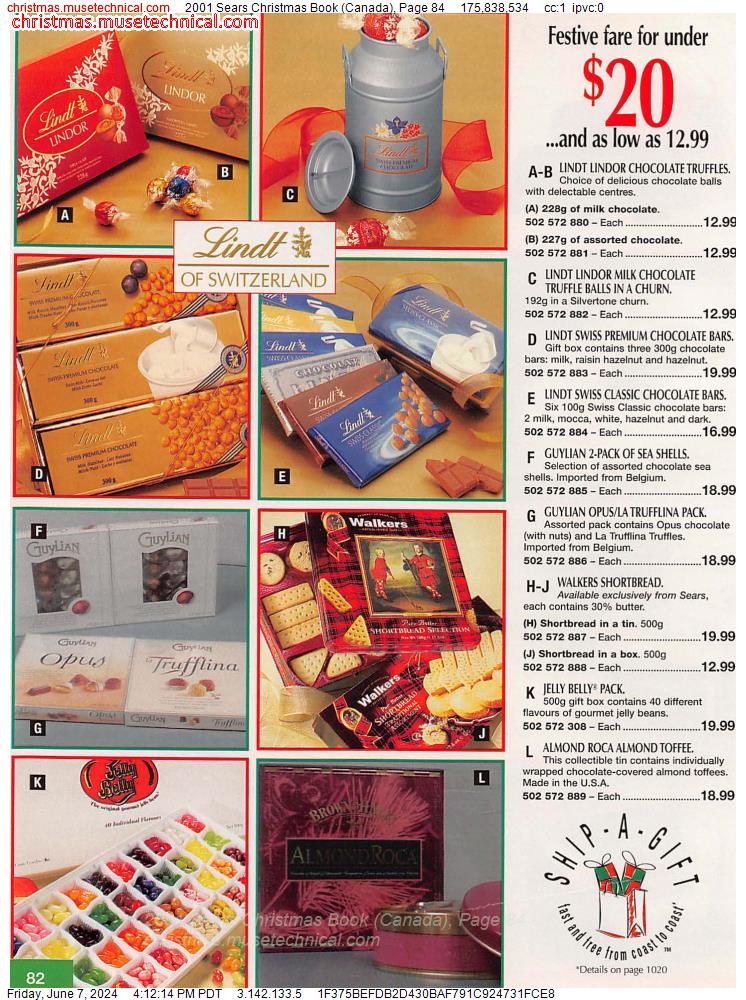 2001 Sears Christmas Book (Canada), Page 84